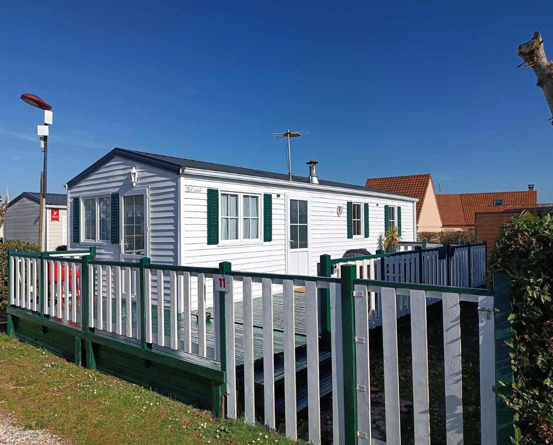 Mobil Home Cristal Biville-sur-Mer Exterior photo